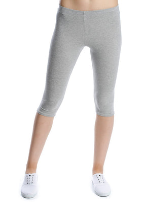 Светлосиво-меланжиран памучен клин 342-К (3/4)