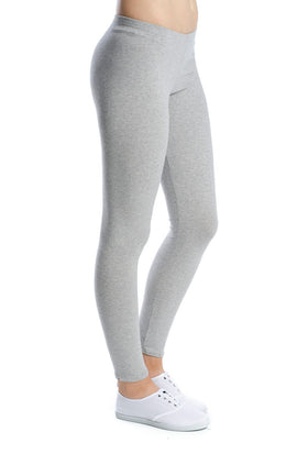 Светлосиво-меланжиран памучен клин 3420