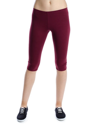 Памучен клин, цвят бордо 342-К (3/4)