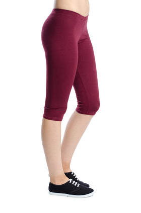 Памучен клин, цвят бордо 342-К (3/4)