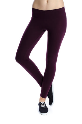 Памучен клин, цвят патладжан 3420