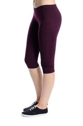 Памучен клин, цвят патладжан 342-К (3/4)