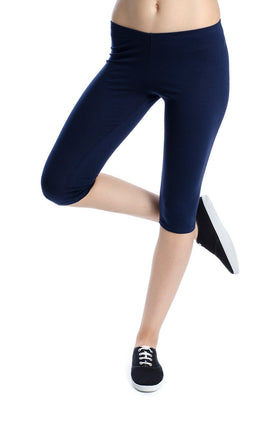 Тъмносин памучен клин 342-К (3/4)