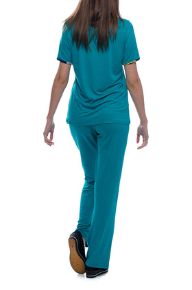 Дамски комплект, цвят петрол 3320