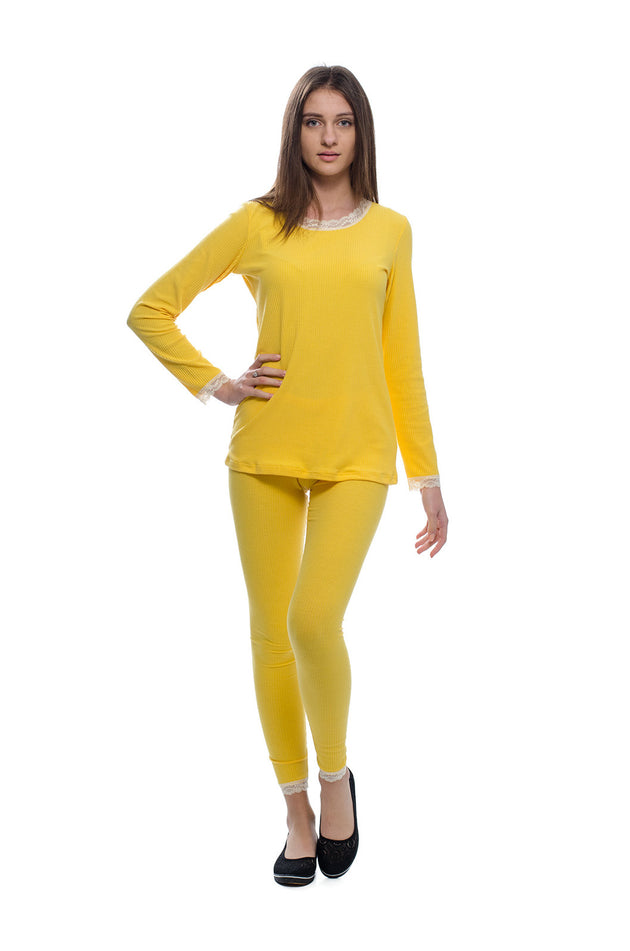 Жълта пижама от хамър рипс 3324