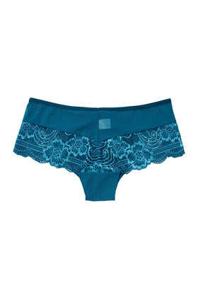 Бразилиана, цвят петрол, с дантела и тюл 4059