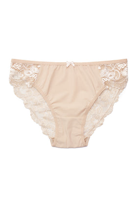 Бежови микрофибърни бикини 2230