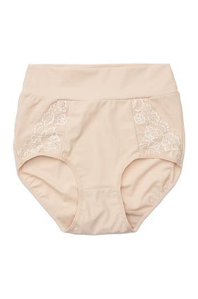 Бежови микрофибърни бикини 244