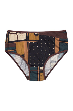 Памучни бикини с щампа "Авангард" 202