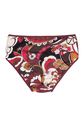 Памучни бикини с щампа "Ретро цветя" 202
