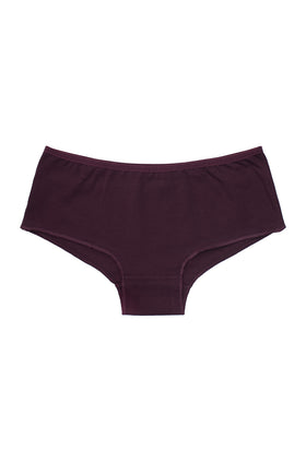 Памучни боксерки, цвят патладжан 4015