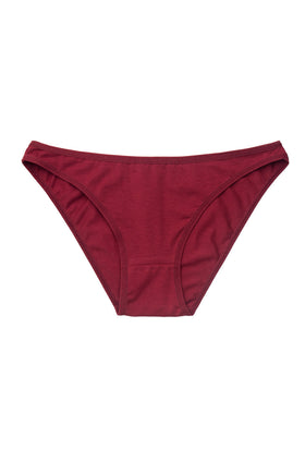 Памучни бикини, цвят бордо 2362