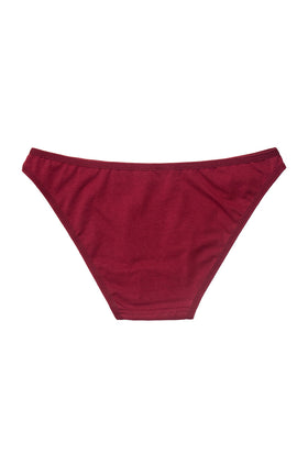 Памучни бикини, цвят бордо 2362